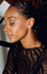 Boucle d'Oreille Unique - La Josie - Or Blanc