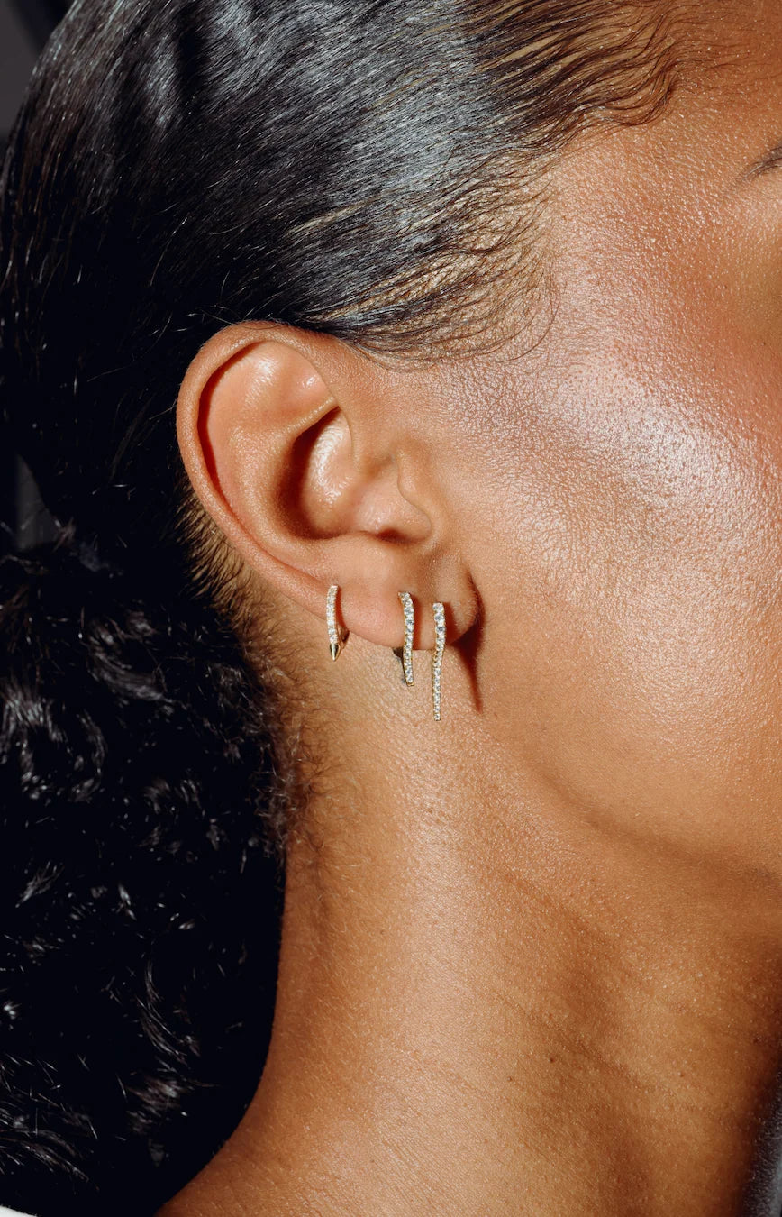 Boucle d'Oreille Unique - Créole Spicy S