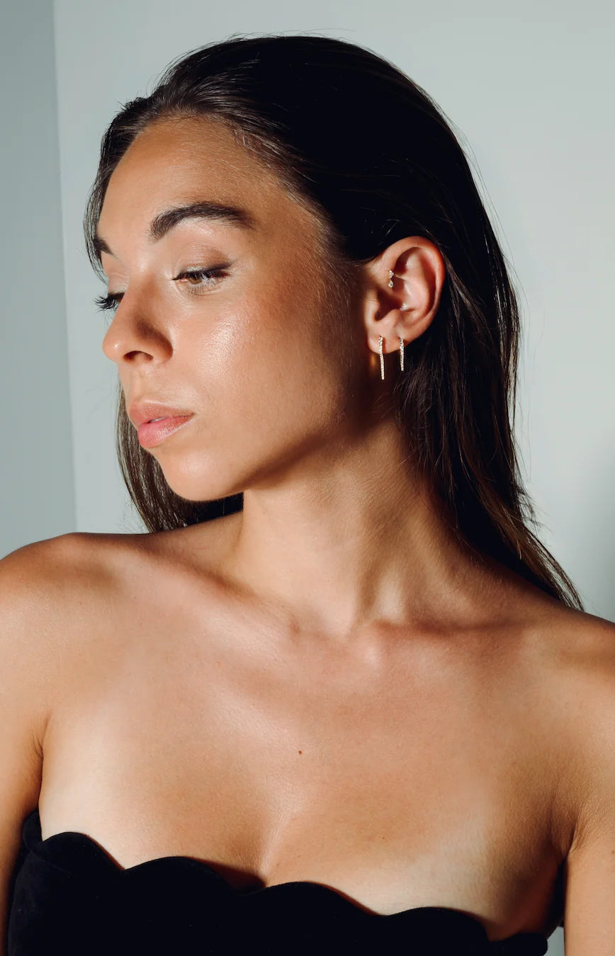 Boucle d'Oreille Unique - Créole Spicy M