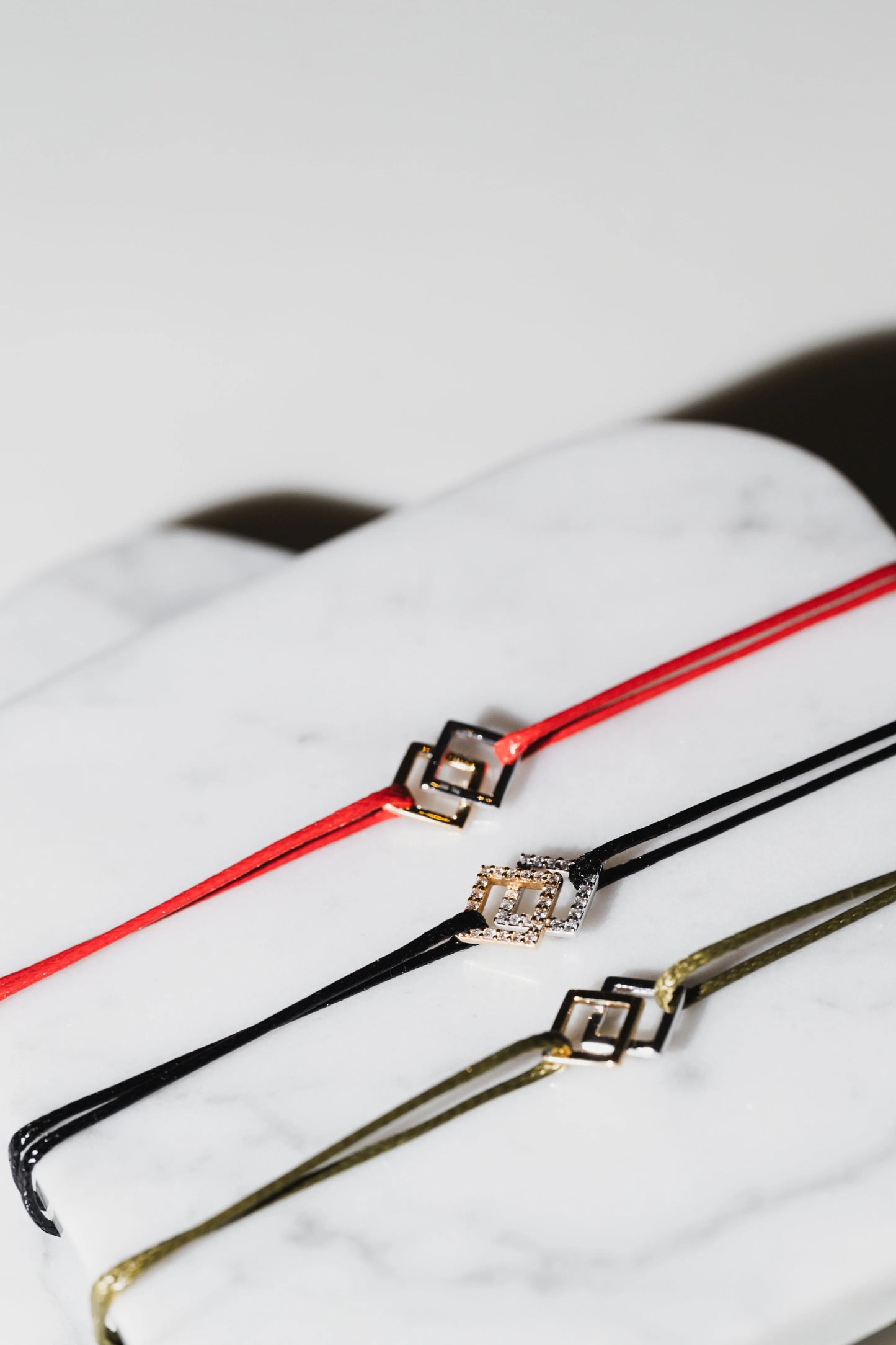 Bracelet Square S - Bicolore