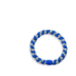 Electric Blue Glitter Silver