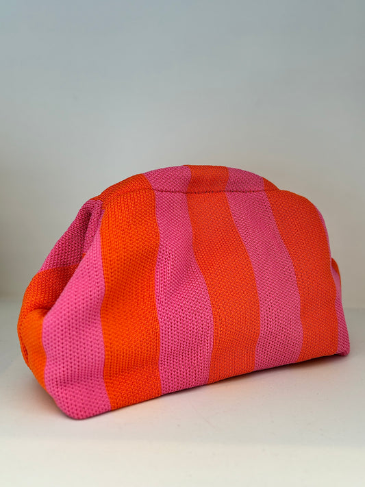 Pochette - Rose et orange