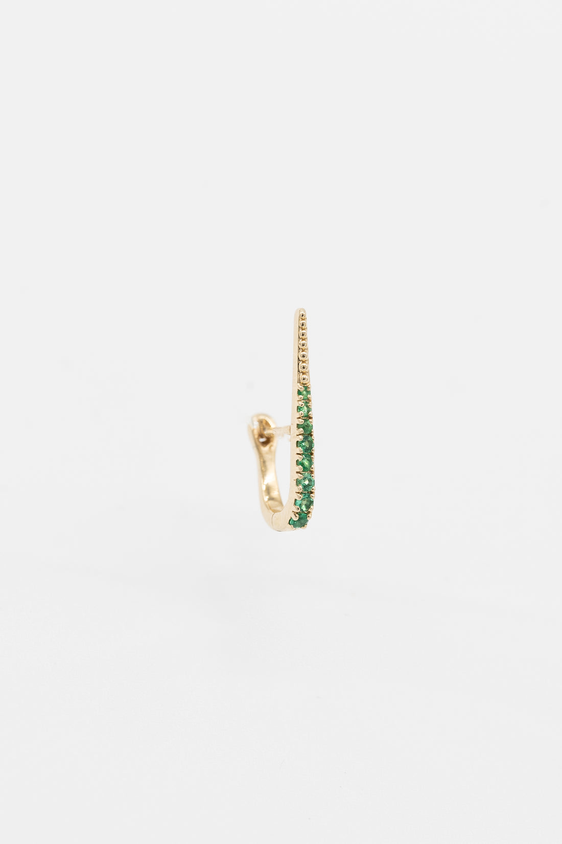 Boucle d'Oreille Unique - Milou Emerald