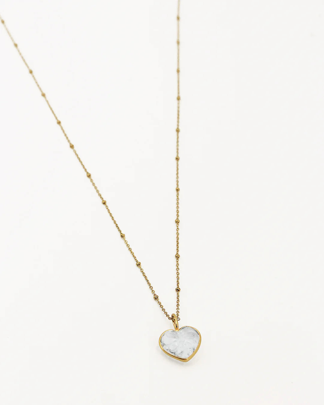 Sautoir poesia coeur