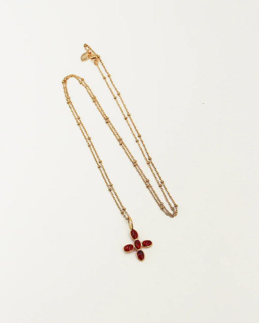 Sautoir Poésia fleur