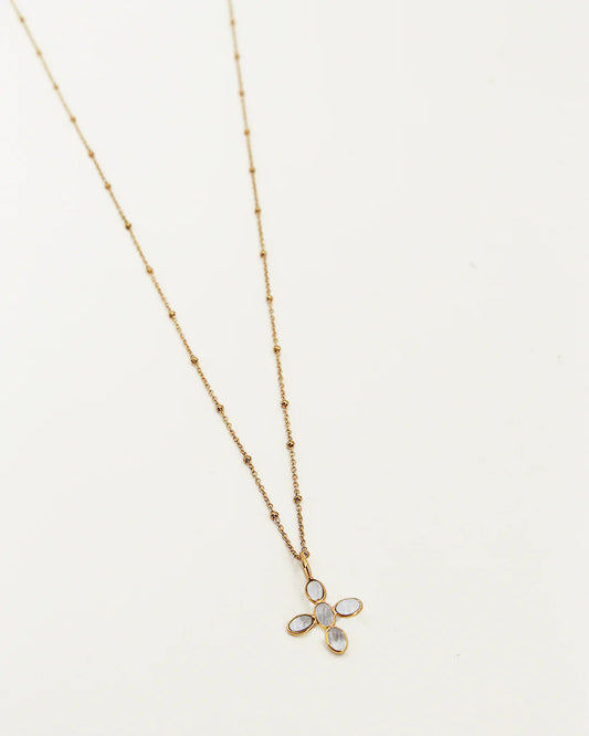 Sautoir Poésia fleur