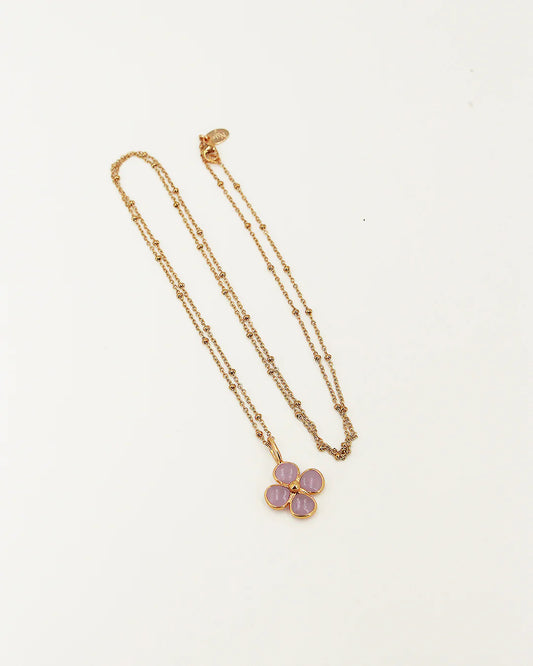 Sautoir Poésia trèfle