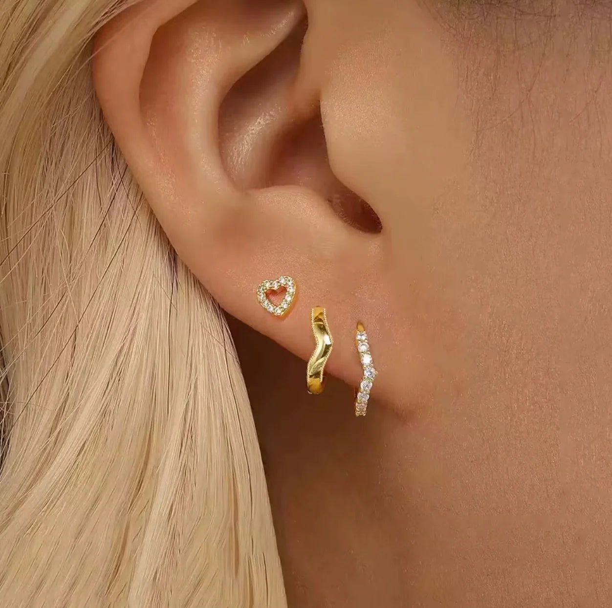 Boucle d'oreille Delia Set