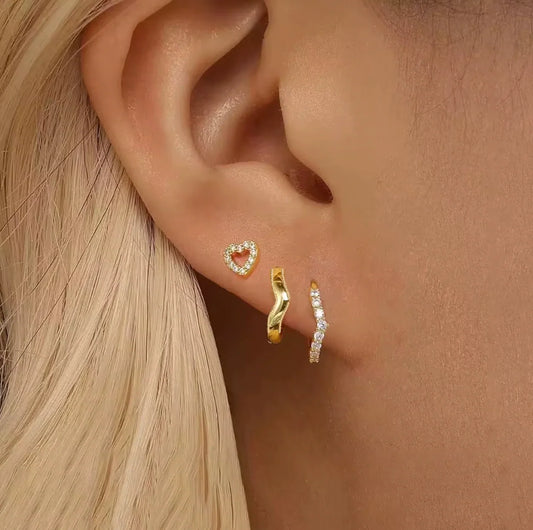 Boucle d'oreille Delia Set