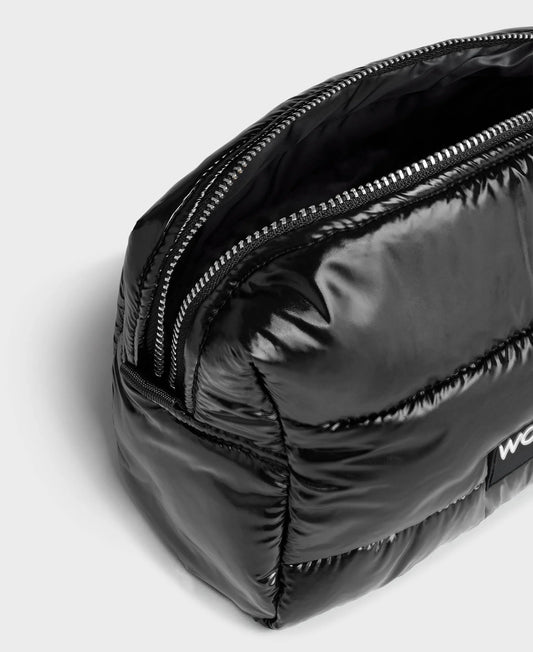 Black Glossy Toiletry Bag