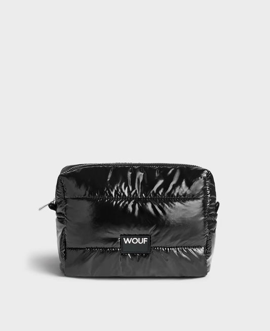 Black Glossy Toiletry Bag