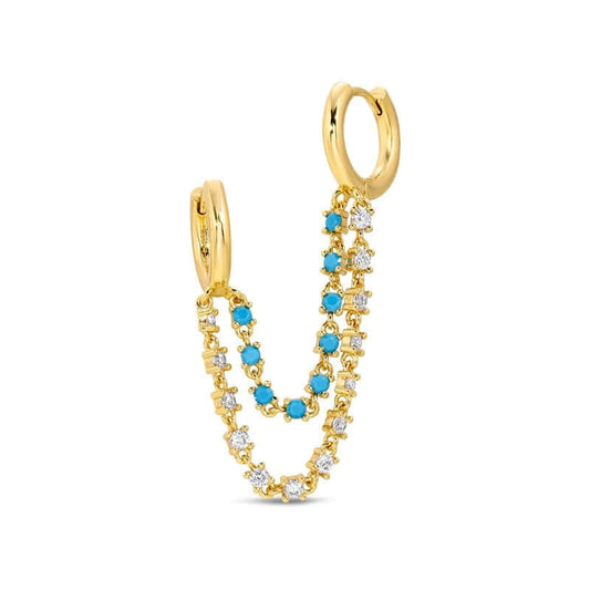 Boucle d'oreille Botanica