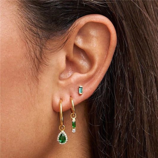 Boucle d'oreille Jade Glow