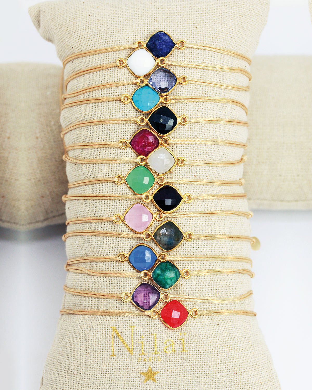 Bracelet Lien Color Stones