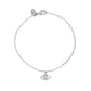 Bracelet Nilai modèle lily argent avec pendentif oeil