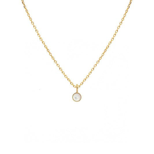 collier mini athéna de la marque nilai avec nacre