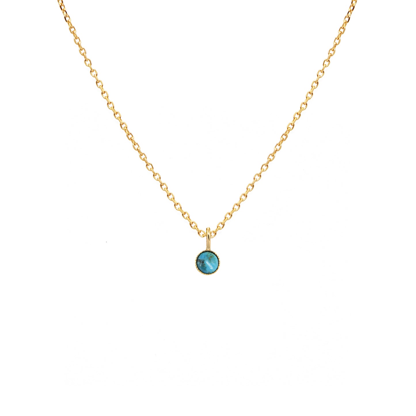 collier mini athéna de la marque nilai avec turquoise