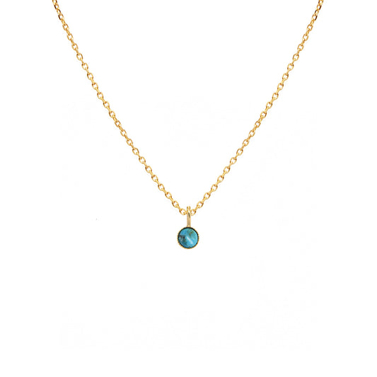 collier mini athéna de la marque nilai avec turquoise