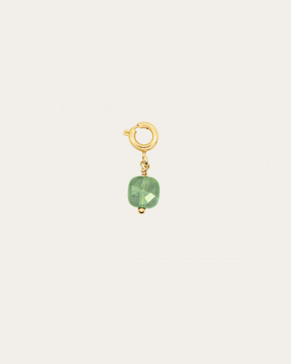 Pendentif grigri Nilaï avec pierre carrée aventurine