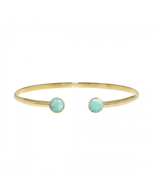 jonc athéna pointillé pierre amazonite